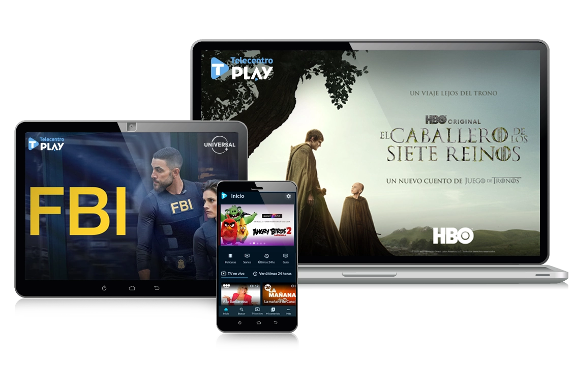 Mirá la tele en todos tus dispositivos con Telecentro Play