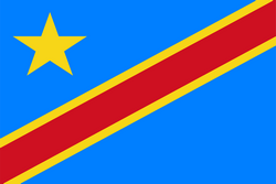 Bandera de RD Congo